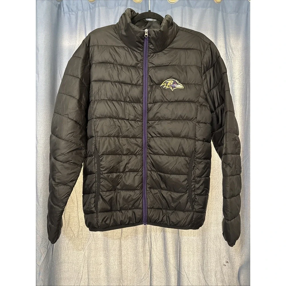 Baltimore Ravens Puffer Jacket Coat NFL Men's Size Small